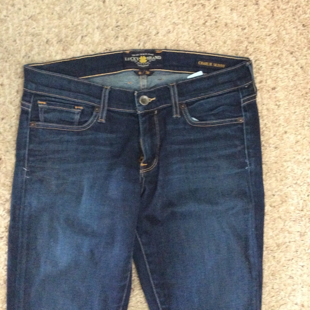 Lucky Brand Women’s Skinny Jeans in Dark Indigo